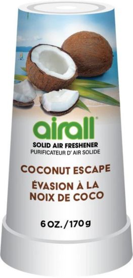 Airall solid air freshener labeled &