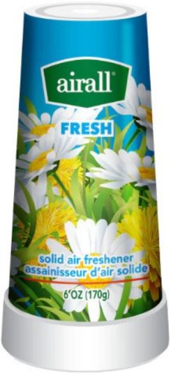 Airall freshener with floral design on a white background