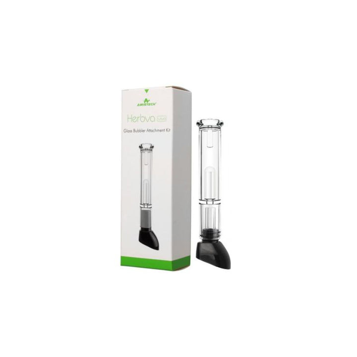 Glass bubble attachment kit with packaging on a white background