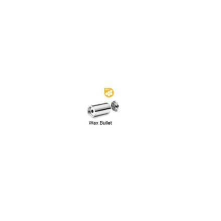 White cylindrical object on a white background