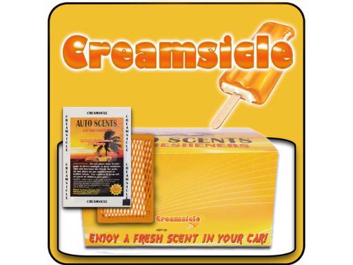 Auto scent creamsicle on a white background