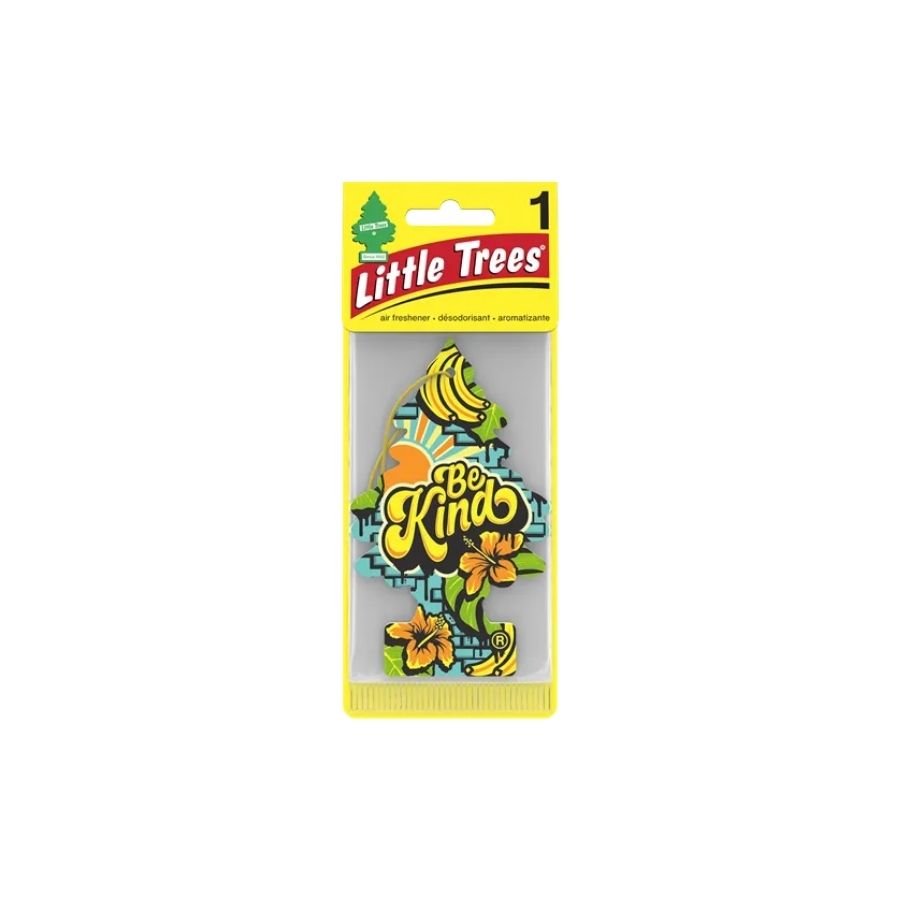Little Trees air freshener packaging with &