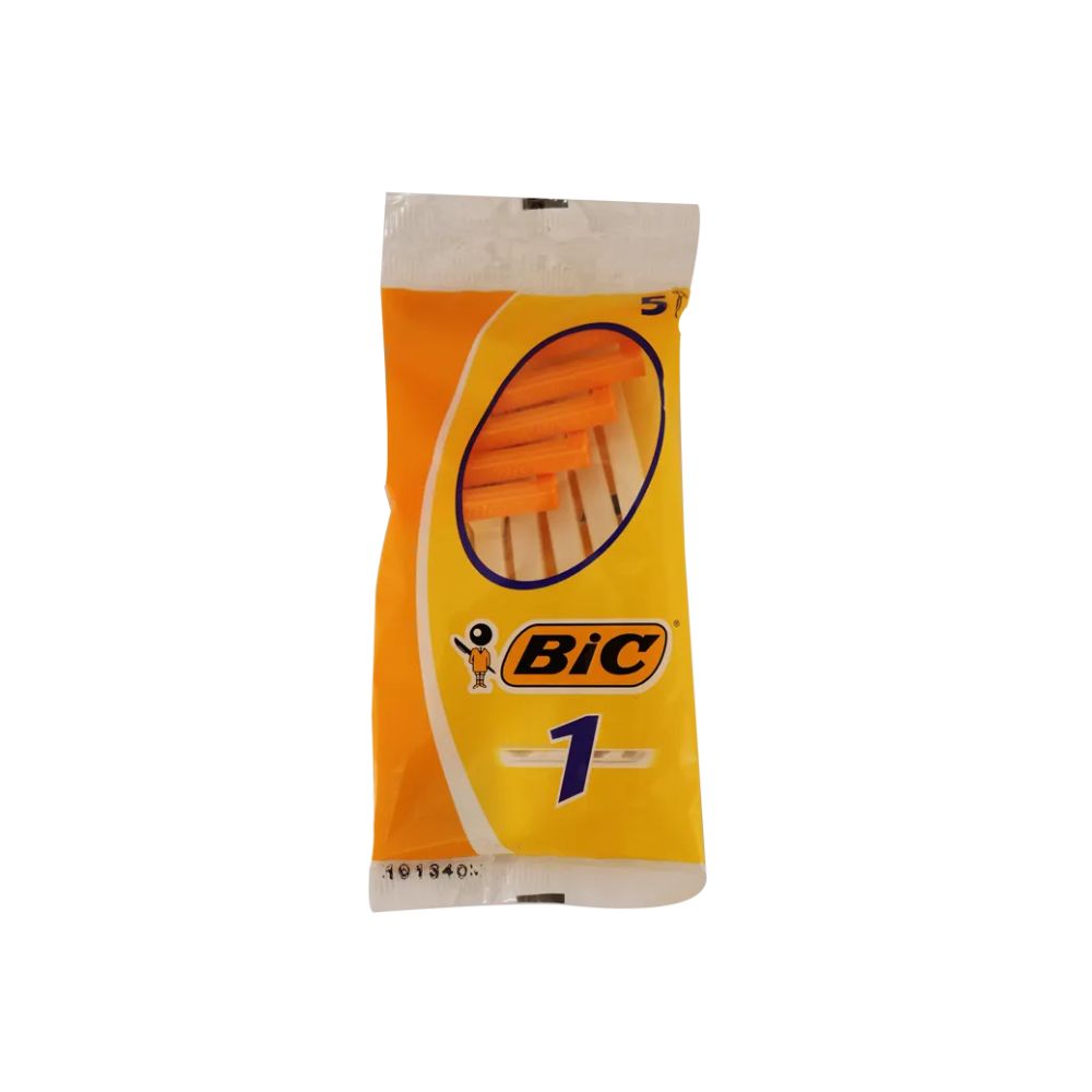 Bic Single Disposable Razor Pouch on a white background
