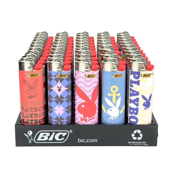 Bic lighter large playboy on a white background