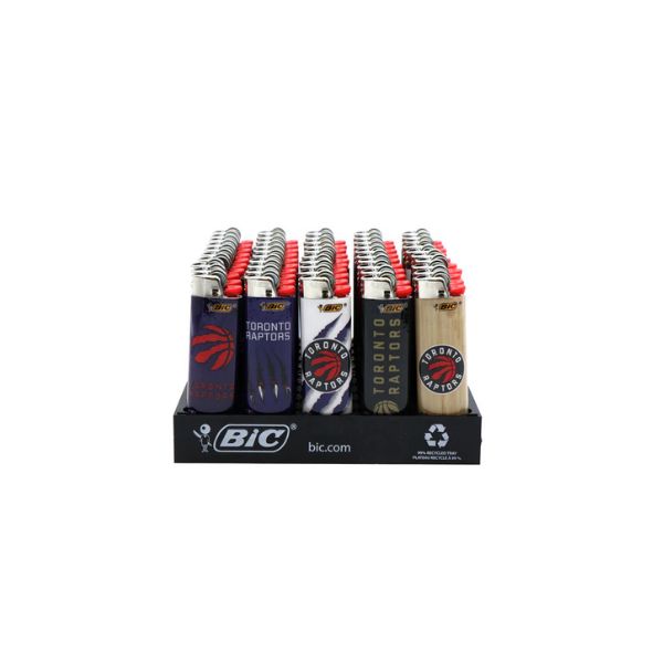 Bic large toronto raptor lighrer in a white background