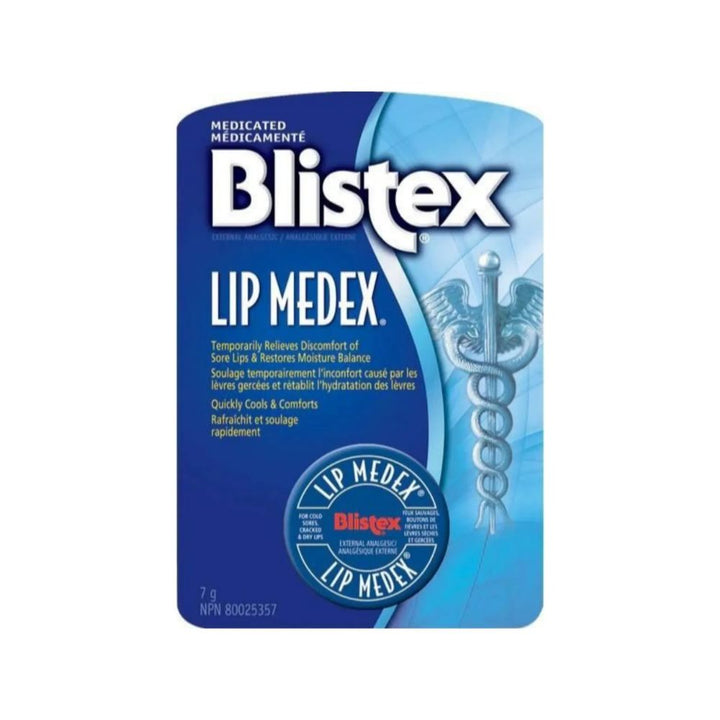 Blistex Lip Medex 7g white background