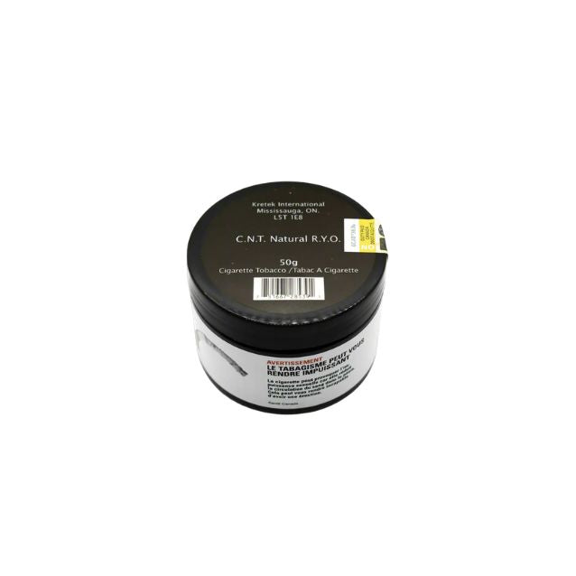 Jar of CNT Natural R.Y.O. on a white background