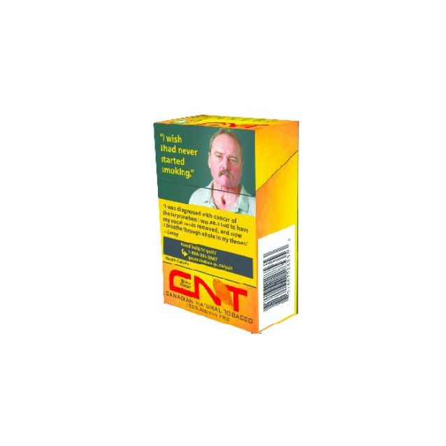 CNT natural mellow Cigarette pack on a white background