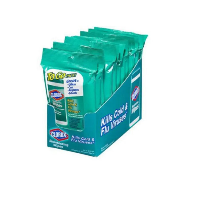 Clorox Disinfecting Wipes 9CT Fresh Scent white background