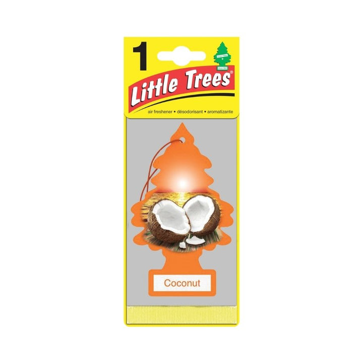 Little tree coconu carded with white background