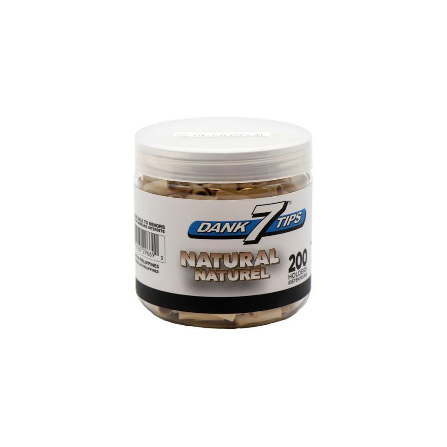 Jar of Dank 7 Tips natural mouthwashes on a white background