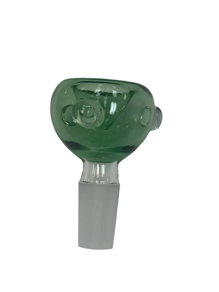 Double wall glass bowl - shell shock