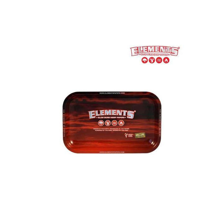 Element red medium rolling tray  on a white background
