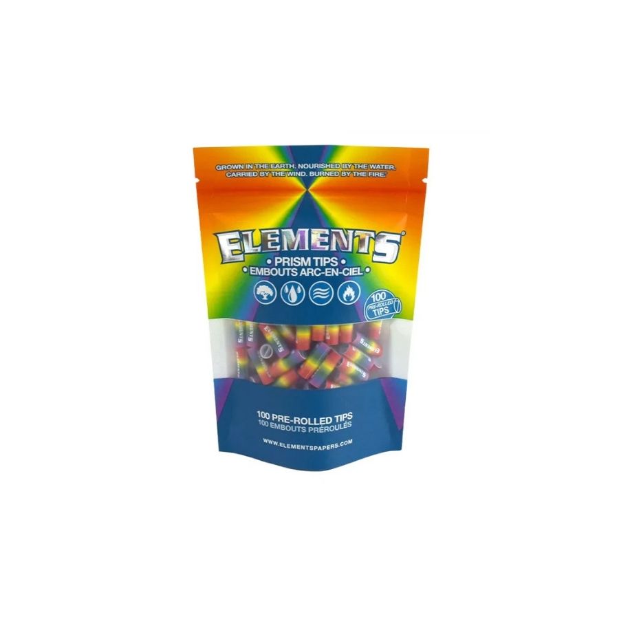 Bag of pre-rolled tips with &