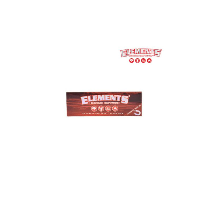 Box of Elements rolling paper on a white background