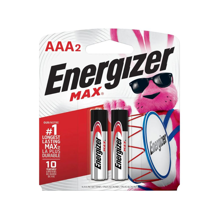 Energizer AAA2 on a white backgrund