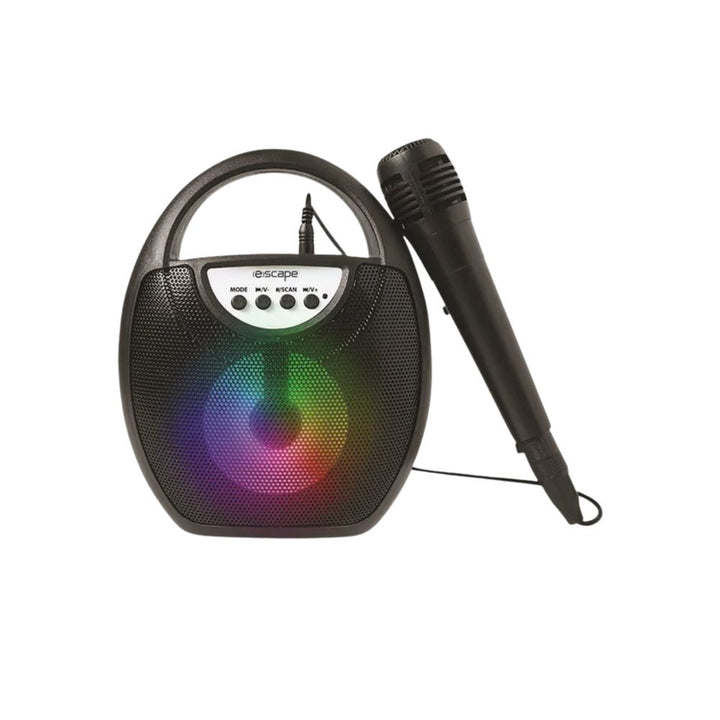 Escape Stereo Karaoke Speaker with Radio on a white background