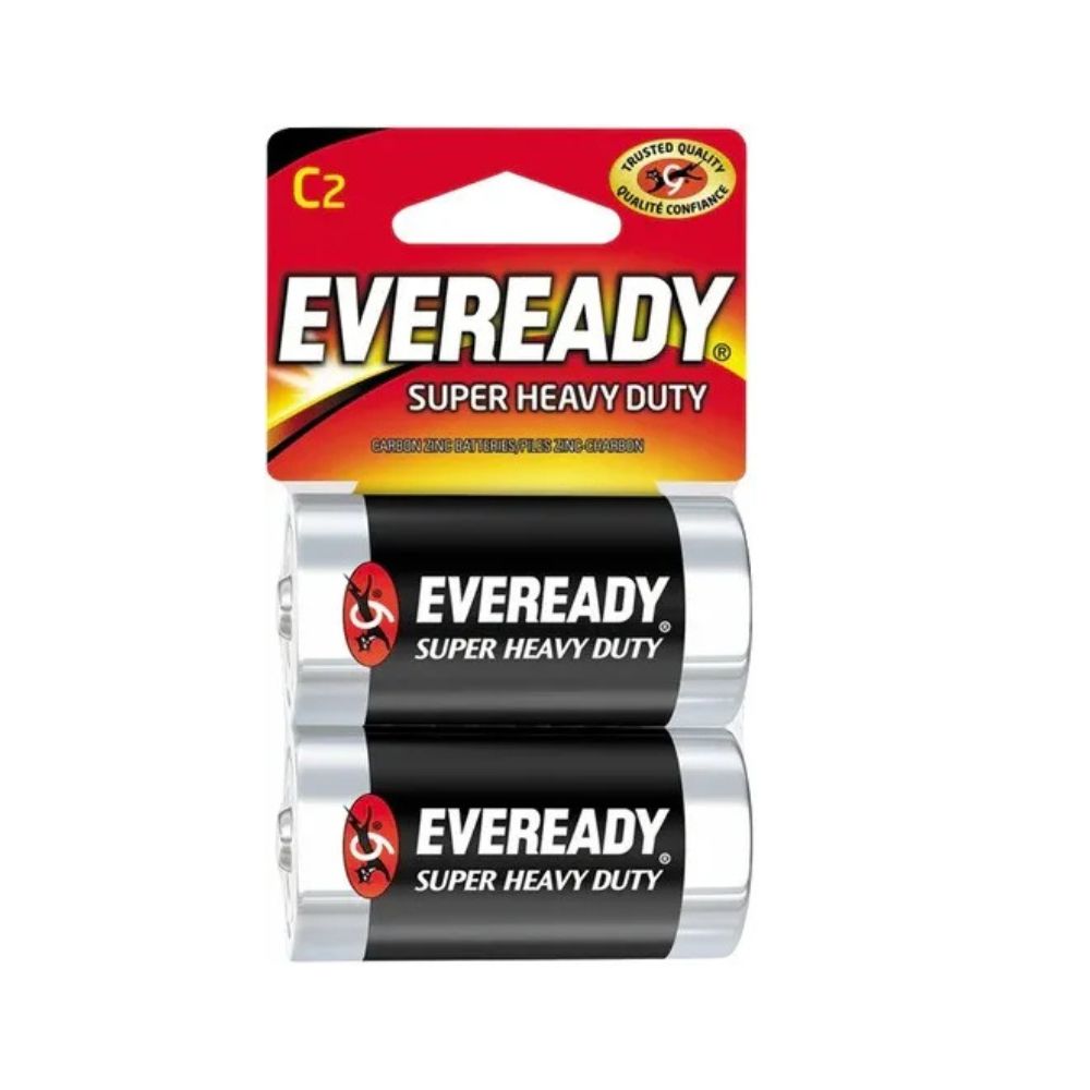 Eveready Super Heavy Duty C2 on a white background