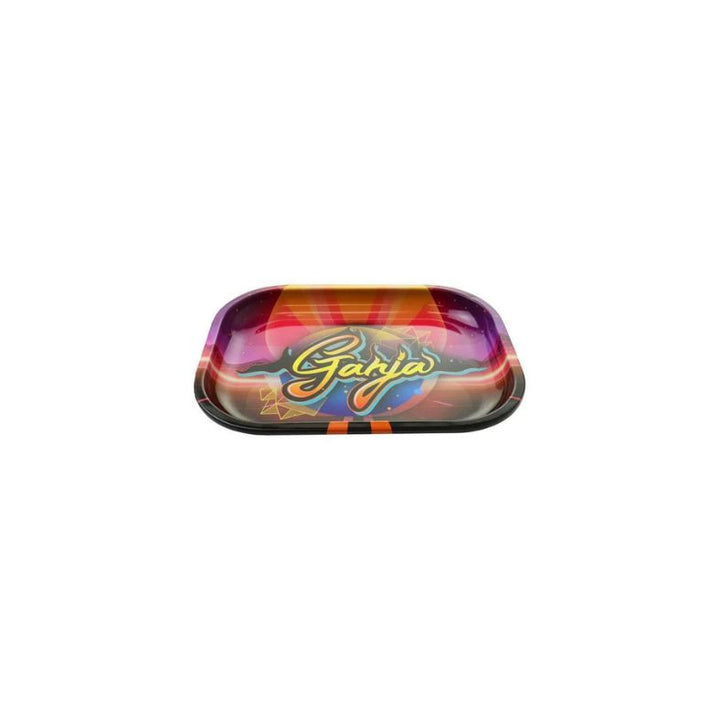 Ganja small rolling tray  on a white background