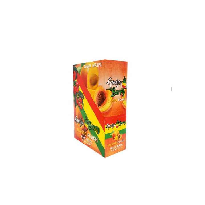 Box of Luma Berry Mango Peach fruit wraps on a white background