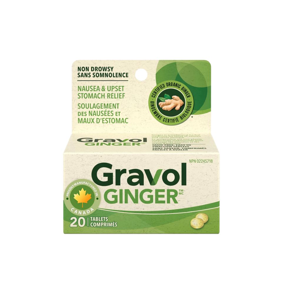 Gravol - Ginger  white background