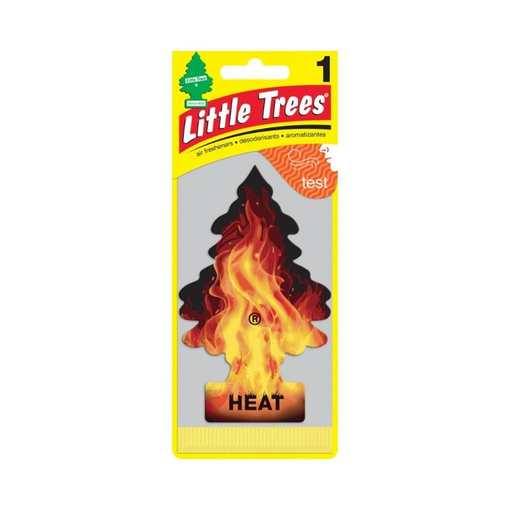 Little tree heat car freshner carded with white background