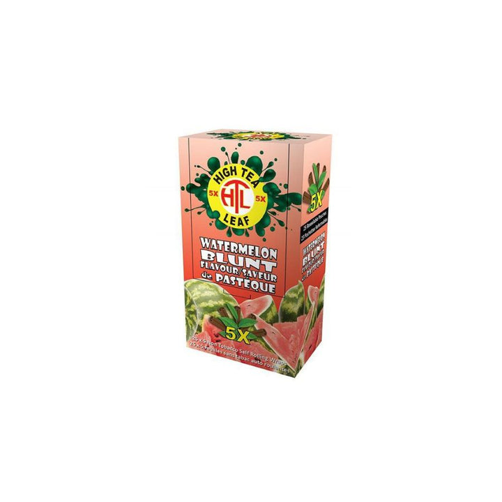 Box of High Tea Watermelon Plum flavor on a white background