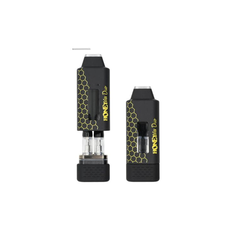 Black and yellow vape device with &