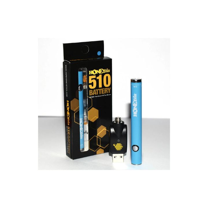 Honeypack 510 battery with packaging on a white background