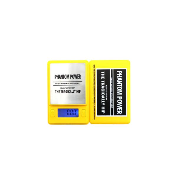 Yellow electronic device with &