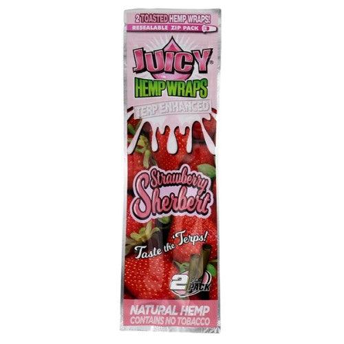 Juicy Jay Hemp Wraps Strawberry Sherbert - Shell Shock