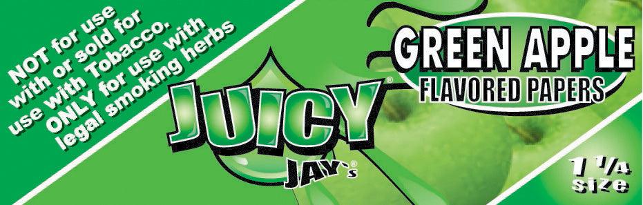 Juicy Jay Papers 1.25 Green Apple - Shell Shock Edmonton Canada