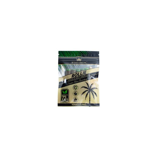 Pack of King Palm Rollie rolling paper on a white background