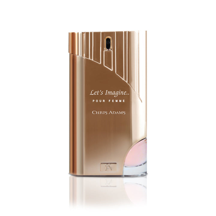 Perfume bottle with &