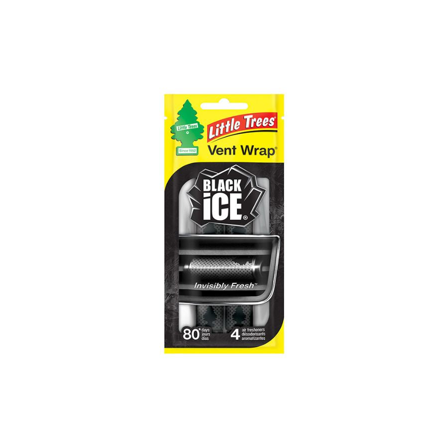 Little tree vent wrap Black ice on a white background