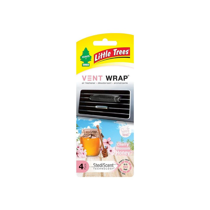 Little tree vent wrap Cherryy blosson honey on a white background