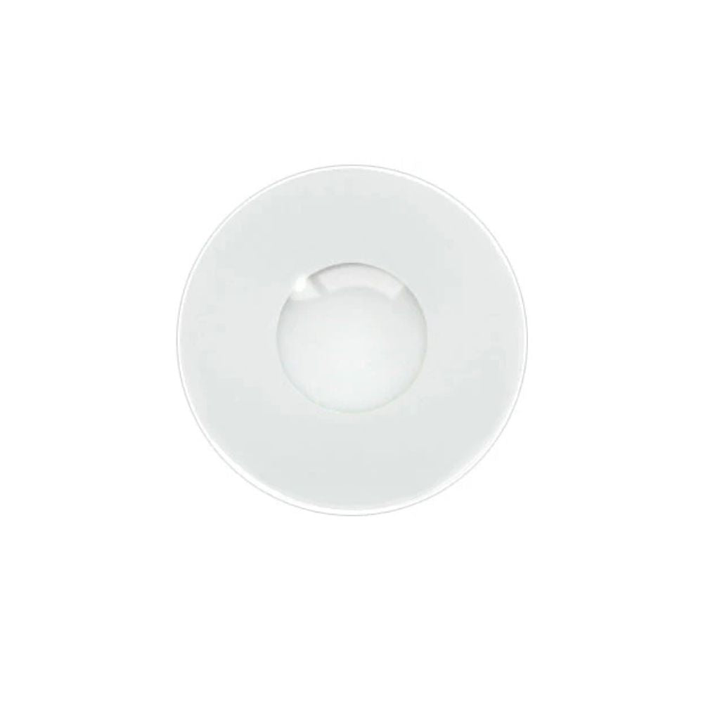 Loox Zombie White ceramic saucer on a white background