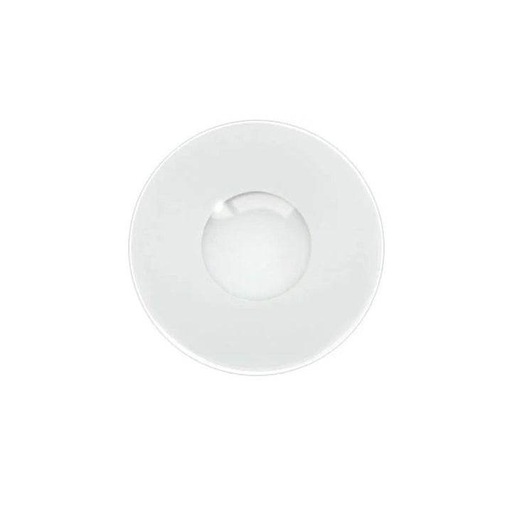 Loox Zombie White ceramic saucer on a white background