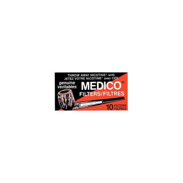 Medico filters packaging on a white background