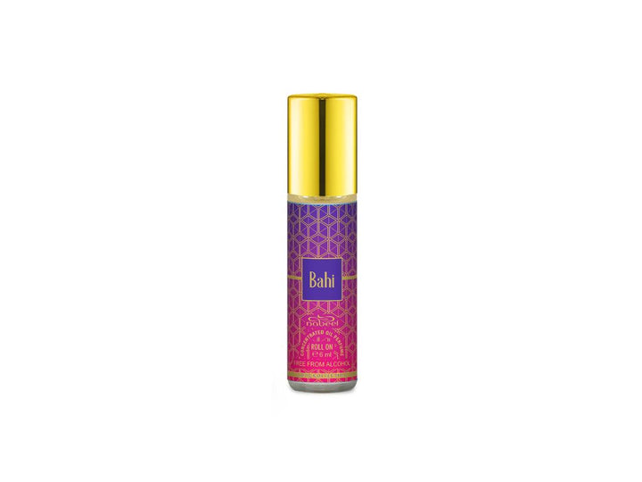 Nabeel attar Bahi Alcohol Free Roll on oil Perfume bottle on a white background