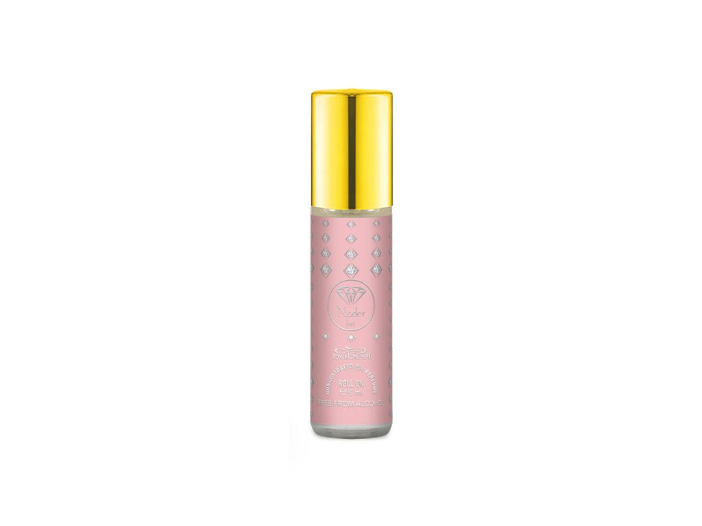 Nabeel attar itr Nader Juri Alcohol Free Roll on oil Perfume bottle on a white background
