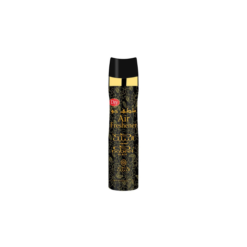 Nabeel dry Air Freshener spray bottle  Nabeel Black on a white background