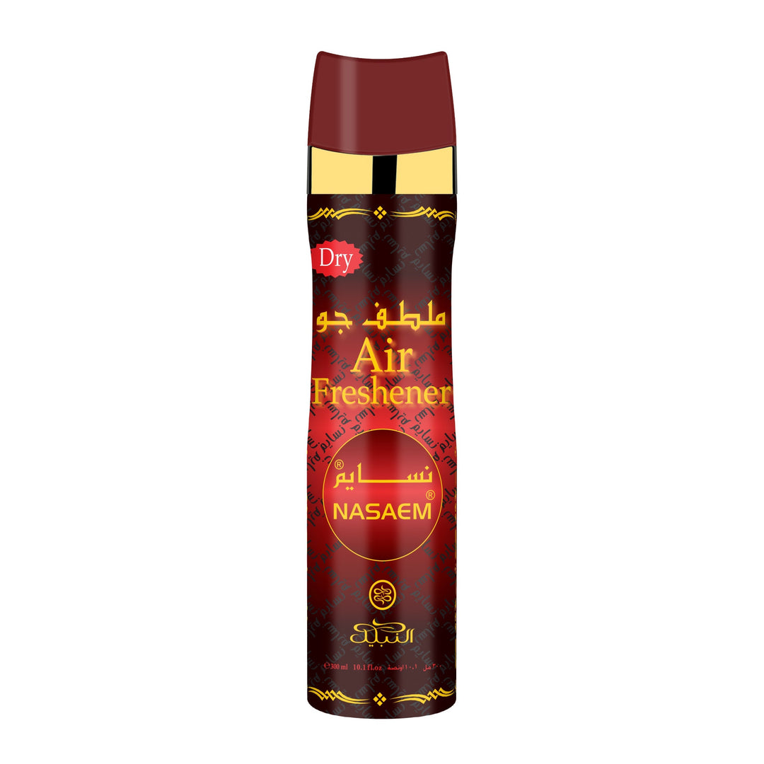 Nabeel dry Air Freshener spray bottle Nasaem 300mL on a white background