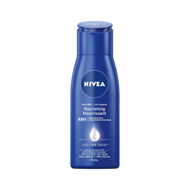 Nivea Nourishing Almond Oil Body Milk white background