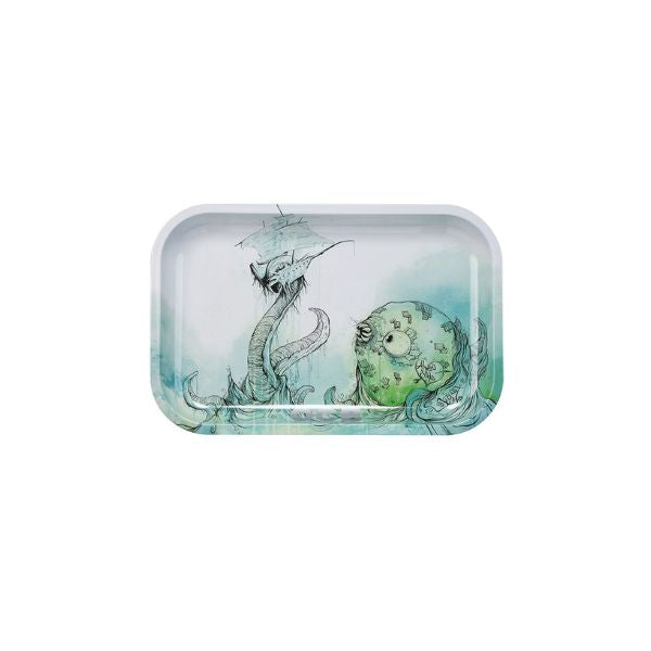 Ocb sea monster medium rolling tray on a white background