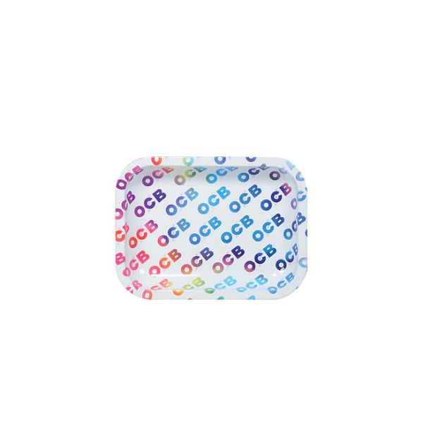 OCB rolling tray small rainbow on a white background