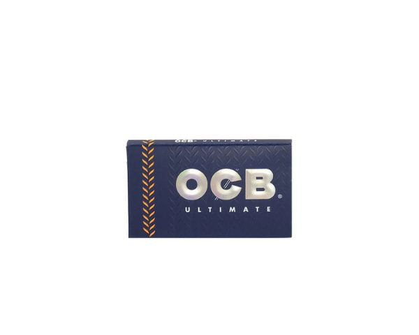 Ocb ultimate single wide double rolling papers on a white background