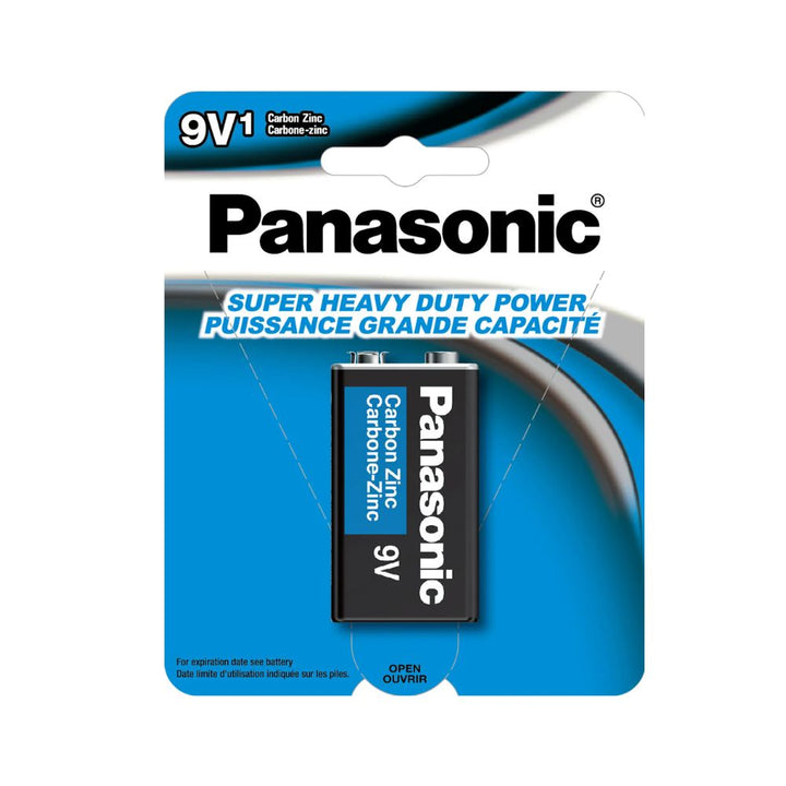 
Panasonic Heavy Duty 9V battery on a white background
