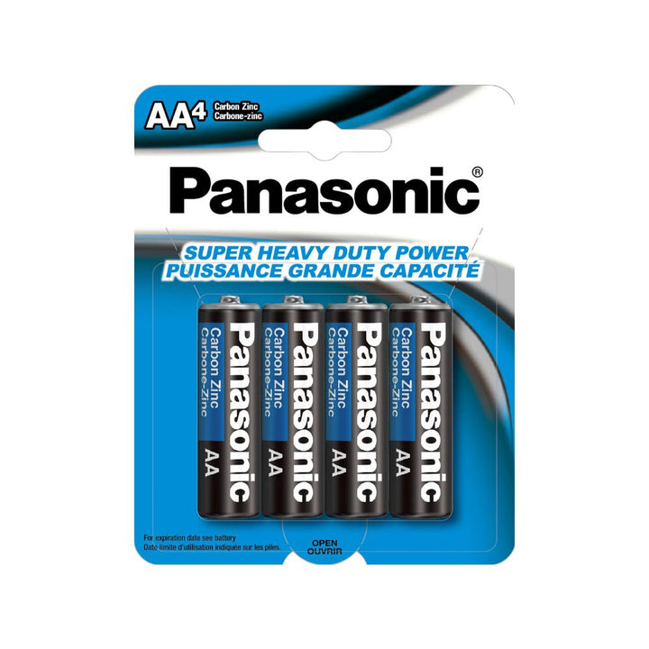 Panasonic Heavy Duty AA4 battery on a white background