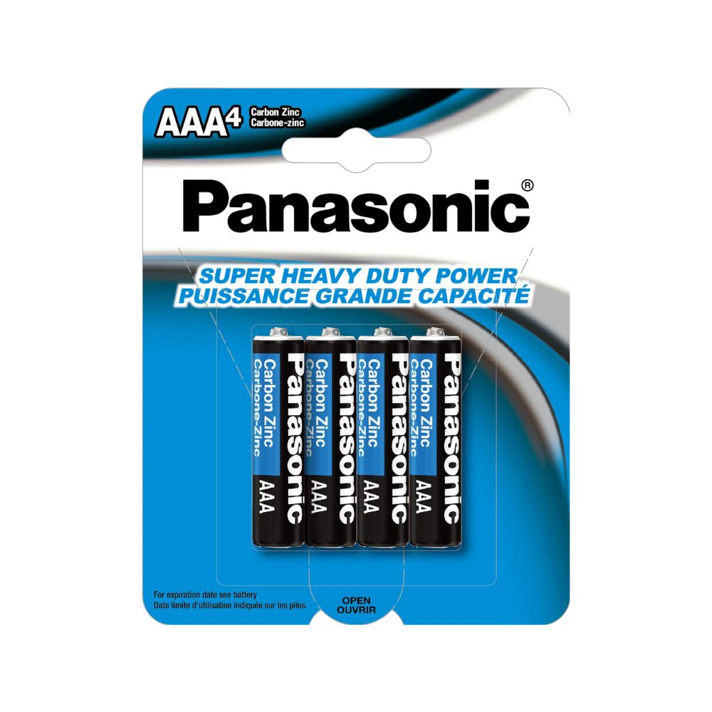 Panasonic Heavy Duty AAA4 on a white background